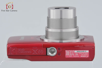 【中古】Canon キヤノン IXY 180 レッド コンパクトデジタルカメラ