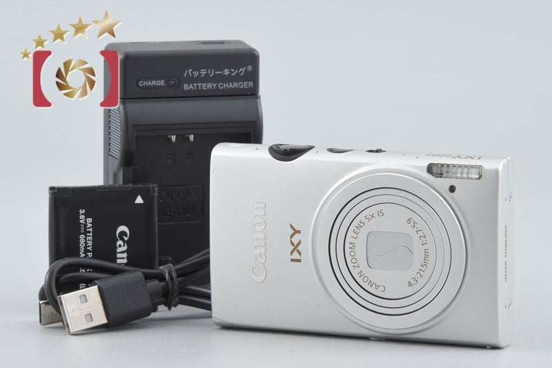 【中古】Canon キヤノン IXY 220F シルバー コンパクトデジタルカメラ