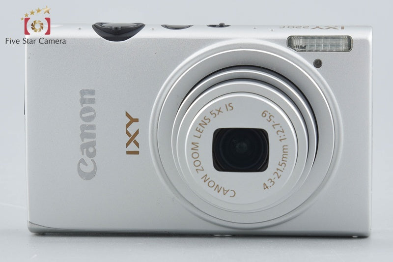 中古】Canon キヤノン IXY 220F シルバー コンパクトデジタルカメラ