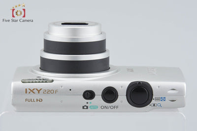 【中古】Canon キヤノン IXY 220F シルバー コンパクトデジタルカメラ