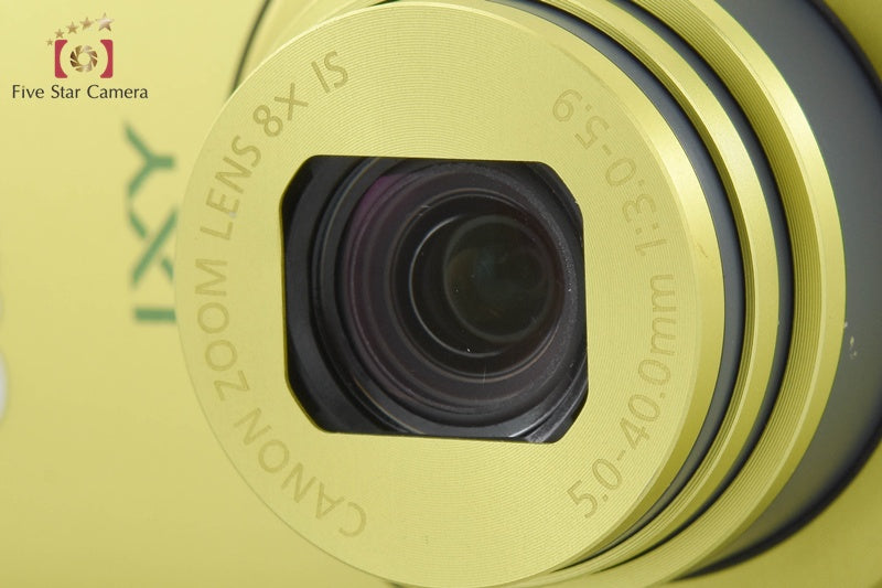 中古】Canon キヤノン IXY 600F グリーン コンパクトデジタルカメラ