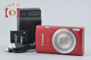 【中古】Canon キヤノン IXY 200 レッド コンパクトデジタルカメラ