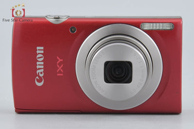 【中古】Canon キヤノン IXY 200 レッド コンパクトデジタルカメラ