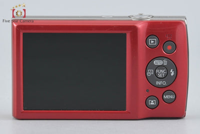 【中古】Canon キヤノン IXY 200 レッド コンパクトデジタルカメラ