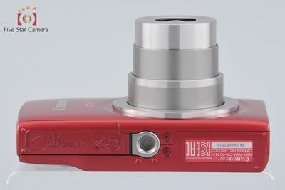 【中古】Canon キヤノン IXY 200 レッド コンパクトデジタルカメラ