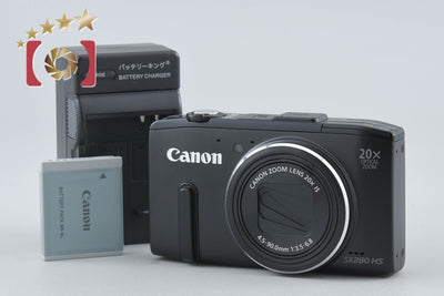 【中古】Canon キヤノン PowerShot SX280 HS ブラック コンパクトデジタルカメラ