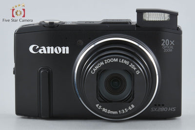 【中古】Canon キヤノン PowerShot SX280 HS ブラック コンパクトデジタルカメラ