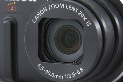 【中古】Canon キヤノン PowerShot SX280 HS ブラック コンパクトデジタルカメラ