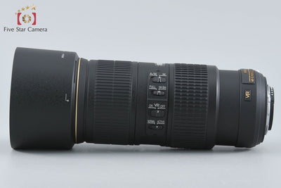 【中古】Nikon ニコン AF-S NIKKOR 70-200mm f/4 G ED VR