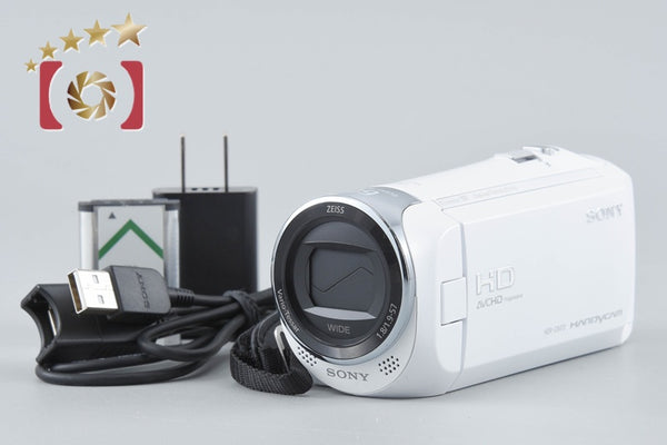 中古】SONY ソニー ハンディカム HDR-CX470 ホワイト デジタルビデオ