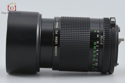 【中古】Canon キヤノン New FD 100mm f/2