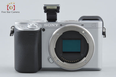 【中古】SONY ソニー α6400 ILCE-6400 シルバー ダブルズームレンズキット シャッター回数僅少 元箱付き
