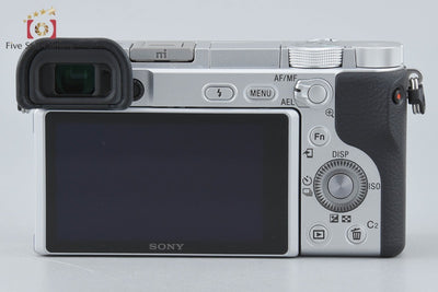 【中古】SONY ソニー α6400 ILCE-6400 シルバー ダブルズームレンズキット シャッター回数僅少 元箱付き