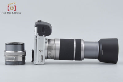 【中古】SONY ソニー α6400 ILCE-6400 シルバー ダブルズームレンズキット シャッター回数僅少 元箱付き