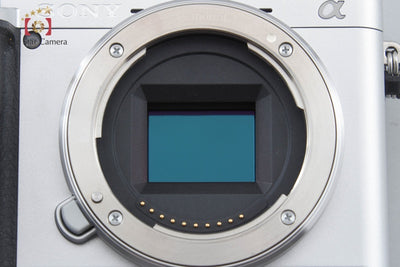 【中古】SONY ソニー α6400 ILCE-6400 シルバー ダブルズームレンズキット シャッター回数僅少 元箱付き