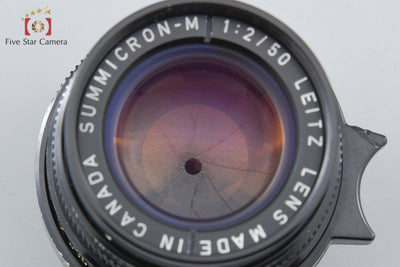 【中古】Leica ライカ SUMMICRON-M 50mm f/2 第3世代 ブラック 70周年記念モデル