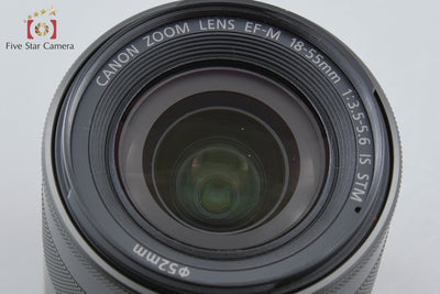【中古】Canon キヤノン EF-M 18-55mm f/3.5-5.6 IS STM