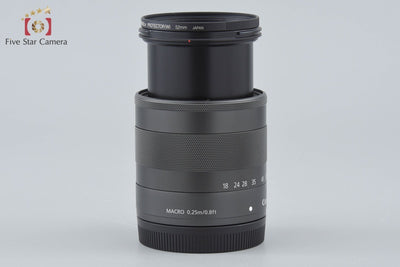 【中古】Canon キヤノン EF-M 18-55mm f/3.5-5.6 IS STM