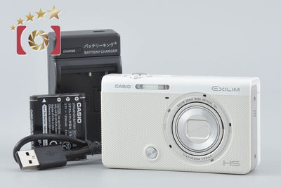 【中古】Casio カシオ HIGH SPEED EXILIM EX-ZR50 ホワイト コンパクトデジタルカメラ
