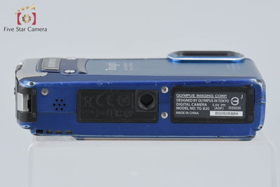 【中古】OLYMPUS オリンパス TOUGH TG-820 ブルー 防水デジタルカメラ