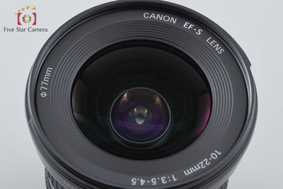 【中古】Canon キヤノン EF-S 10-22mm f/3.5-4.5 USM 元箱付き