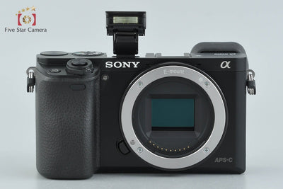 【中古】SONY ソニー α6000 ILCE-6000 ブラック パワーズームレンズキット シャッター回数僅少 多言語対応