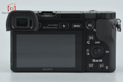 【中古】SONY ソニー α6000 ILCE-6000 ブラック パワーズームレンズキット シャッター回数僅少 多言語対応