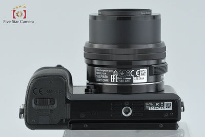 【中古】SONY ソニー α6000 ILCE-6000 ブラック パワーズームレンズキット シャッター回数僅少 多言語対応
