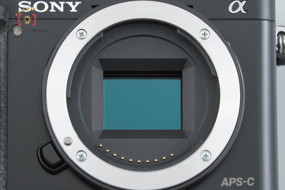 【中古】SONY ソニー α6000 ILCE-6000 ブラック パワーズームレンズキット シャッター回数僅少 多言語対応