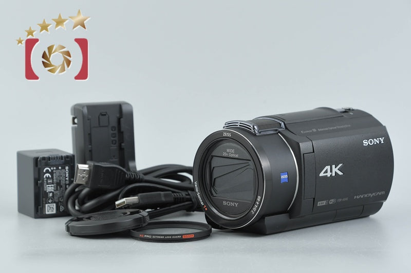 中古】SONY ソニー HANDYCAM FDR-AX45 ブラック ビデオカメラ 多言語