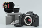 【中古】OLYMPUS オリンパス OM-D E-M5 Mark II ブラック ミラーレス一眼カメラ シャッター回数僅少