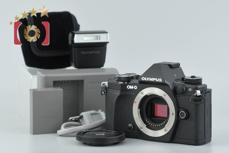 【中古】OLYMPUS オリンパス OM-D E-M5 Mark II ブラック ミラーレス一眼カメラ シャッター回数僅少