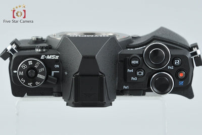 【中古】OLYMPUS オリンパス OM-D E-M5 Mark II ブラック ミラーレス一眼カメラ シャッター回数僅少