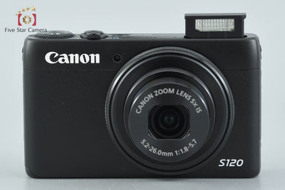【中古】Canon キヤノン PowerShot S120 ブラック コンパクトデジタルカメラ