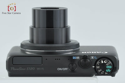 【中古】Canon キヤノン PowerShot S120 ブラック コンパクトデジタルカメラ