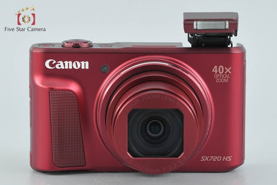 【中古】Canon キヤノン PowerShot SX720 HS レッド コンパクトデジタルカメラ