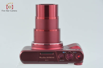 【中古】Canon キヤノン PowerShot SX720 HS レッド コンパクトデジタルカメラ