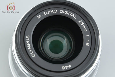 【中古】OLYMPUS オリンパス M.ZUIKO DIGITAL 25mm f/1.8 シルバー