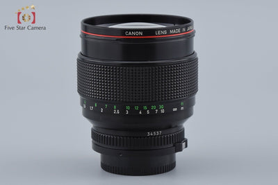 【中古】Canon キヤノン New FD 85mm f/1.2 L