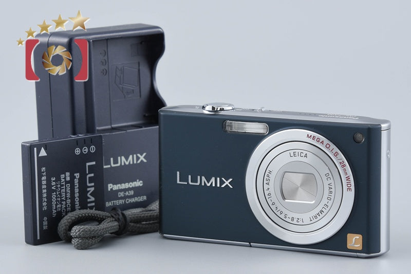 【中古】Panasonic パナソニック LUMIX DMC-FX33 コスモブルー コンパクトデジタルカメラ