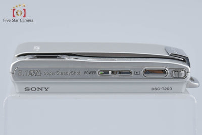 【中古】SONY ソニー Cyber-shot DSC-T200 シルバー デジタルスチルカメラ