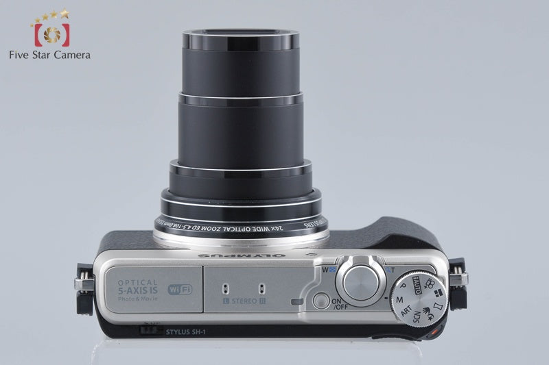中古】OLYMPUS オリンパス STYLUS SH-1 シルバー コンパクトデジタル