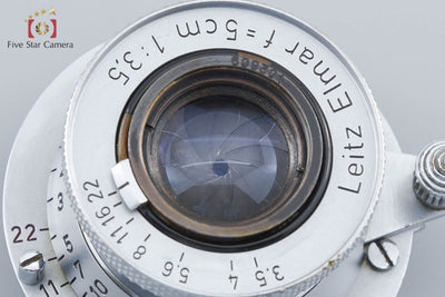 【中古】Leica ライカ Elmar 50mm f/3.5 赤エルマー 沈胴式 L39 ライカスクリューマウント