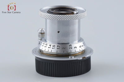 【中古】Leica ライカ Elmar 50mm f/3.5 赤エルマー 沈胴式 L39 ライカスクリューマウント