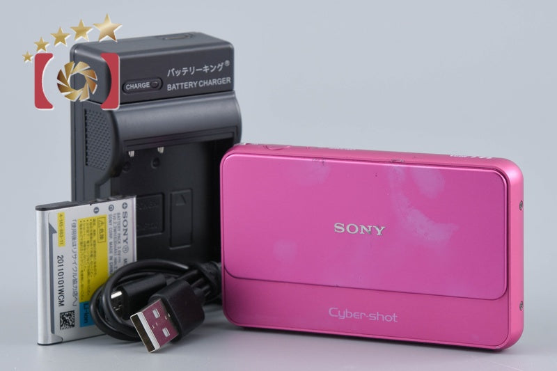 【中古】SONY ソニー Cyber-shot DSC-T99 ピンク デジタルスチルカメラ