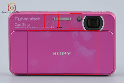 【中古】SONY ソニー Cyber-shot DSC-T99 ピンク デジタルスチルカメラ