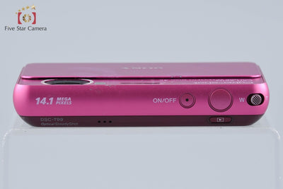 【中古】SONY ソニー Cyber-shot DSC-T99 ピンク デジタルスチルカメラ
