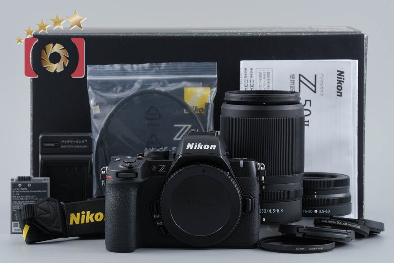 【中古】Nikon ニコン Z50II ダブルズームキット シャッター回数僅少 元箱付き