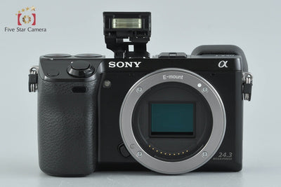 【中古】SONY ソニー α NEX-7 ブラック ミラーレス一眼カメラ シャッター回数僅少 多言語対応