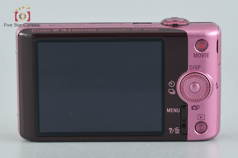中古】SONY ソニー Cyber-shot DSC-WX220 ピンク デジタルスチルカメラ